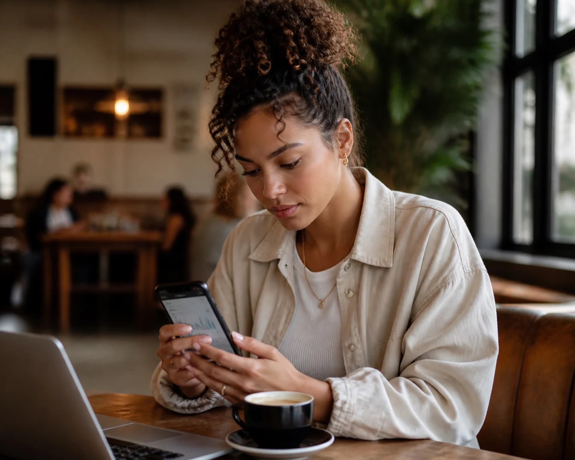 Creator publishing social content